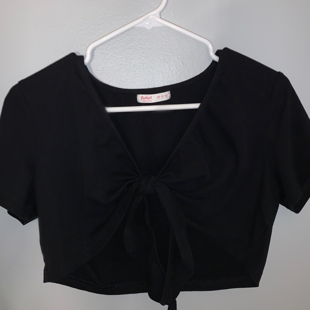 Black Crop Top